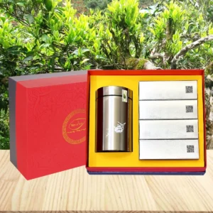 hộp quà trà shan tuyết cao cấp vip - hình ảnh 1
