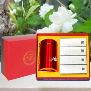 hộp quà trà hương nhài vip - hình ảnh 1