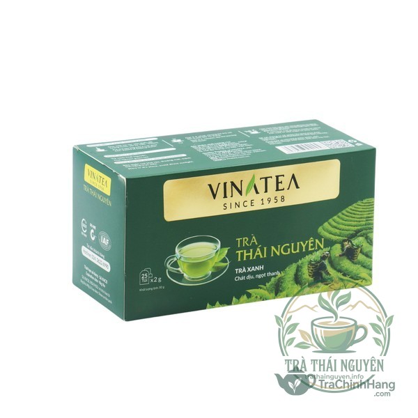 Trà Thái Nguyên Túi Lọc Vinatea Hộp 25 Gói Chính Hãng - Ảnh 2