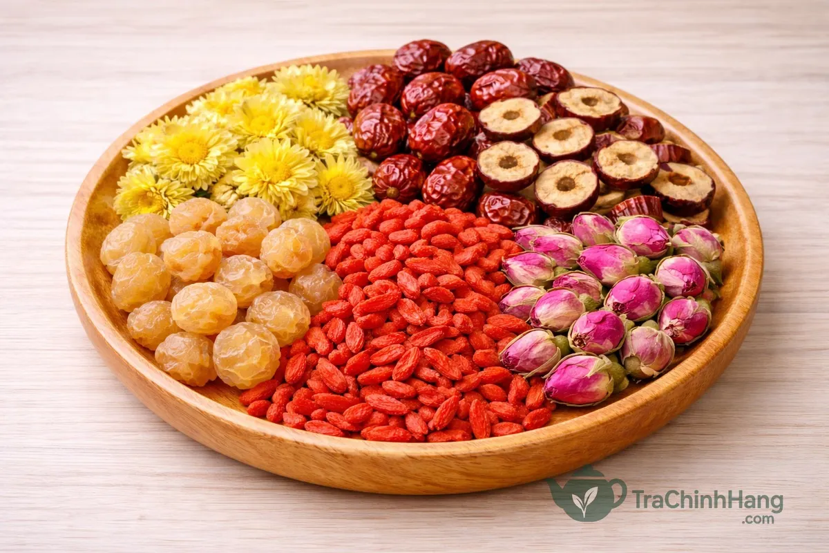 Trà Dưỡng Nhan 5 Vị - Thảo mộc tự nhiên thanh thoát