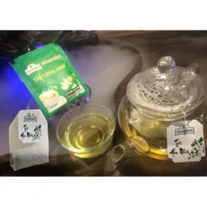 Trà Nhài Túi Lọc Tân Cương Xanh 40g - Ướp hoa nhài sấy khô tự nhiên