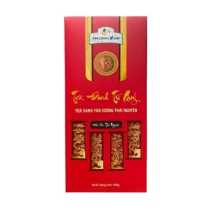 mở hộp trà ô long hộp gỗ thông tcx 01 bát giác