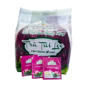 Trà Sen Túi Lọc Tân Cương Xanh bịch 100 gói tiết kiệm 1