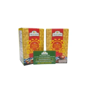 Trà Tân Cương Long Đình 100g - Cánh trà móc câu nhỏ xoăn