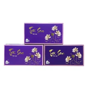 Trà Sen Túi Lọc Tân Cương Xanh - Hộp 40g tiện dụng