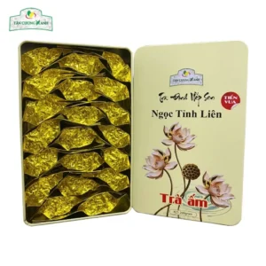 Trà Sen Ngọc Tỉnh Liên Tiến Vua 200g hộp vàng kim sang trọng