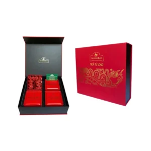 trà tân cương tứ long 400g tặng phẩm thủ công