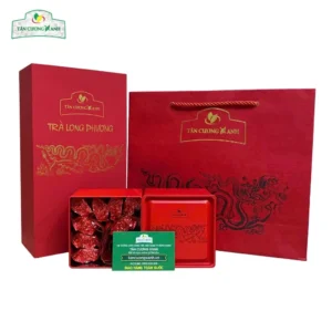 Hộp Trà Tân Cương Long Phượng 200g món quà sang trọng
