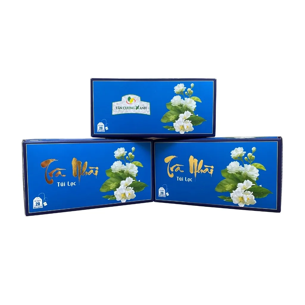 Trà Nhài Túi Lọc Tân Cương Xanh 40g - Giấy lọc Yamanaka Nhật Bản