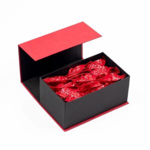 bộ ấm trà thuỷ tinh như ý - Hộp như ý