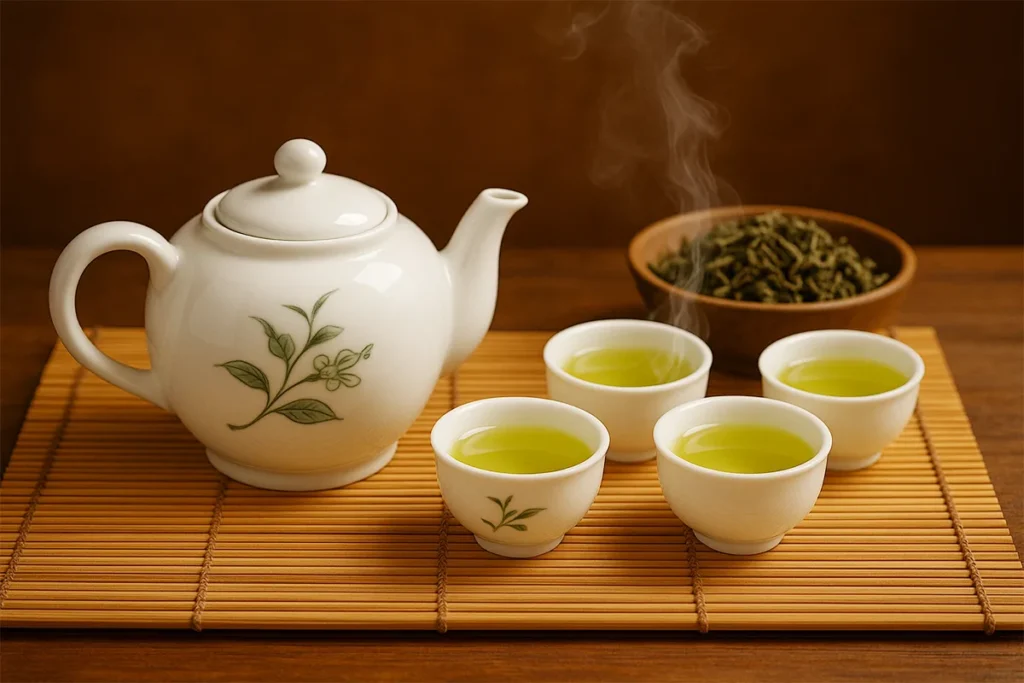 cách pha trà mạn