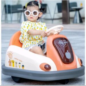 sản phẩm - Xe Ô Tô Điện Trẻ Em, Xe Máy Điện Cho Bé Xoay 360 Độ Có Điều Khiển Kèm Nhạc Và Đèn SMTTA086