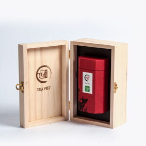 hộp trà tâm phúc trà thiết quan âm - Hộp tâm phúc gỗ