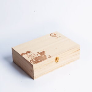 hộp trà tri ân - Hộp tri ân gỗ 3