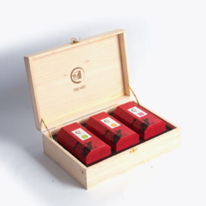 hộp trà tri ân - Hộp tri ân gỗ 3