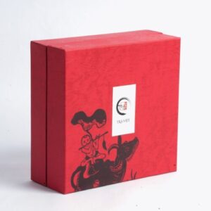 hộp trà tâm phúc trà thiết quan âm - Hộp tâm phúc gỗ