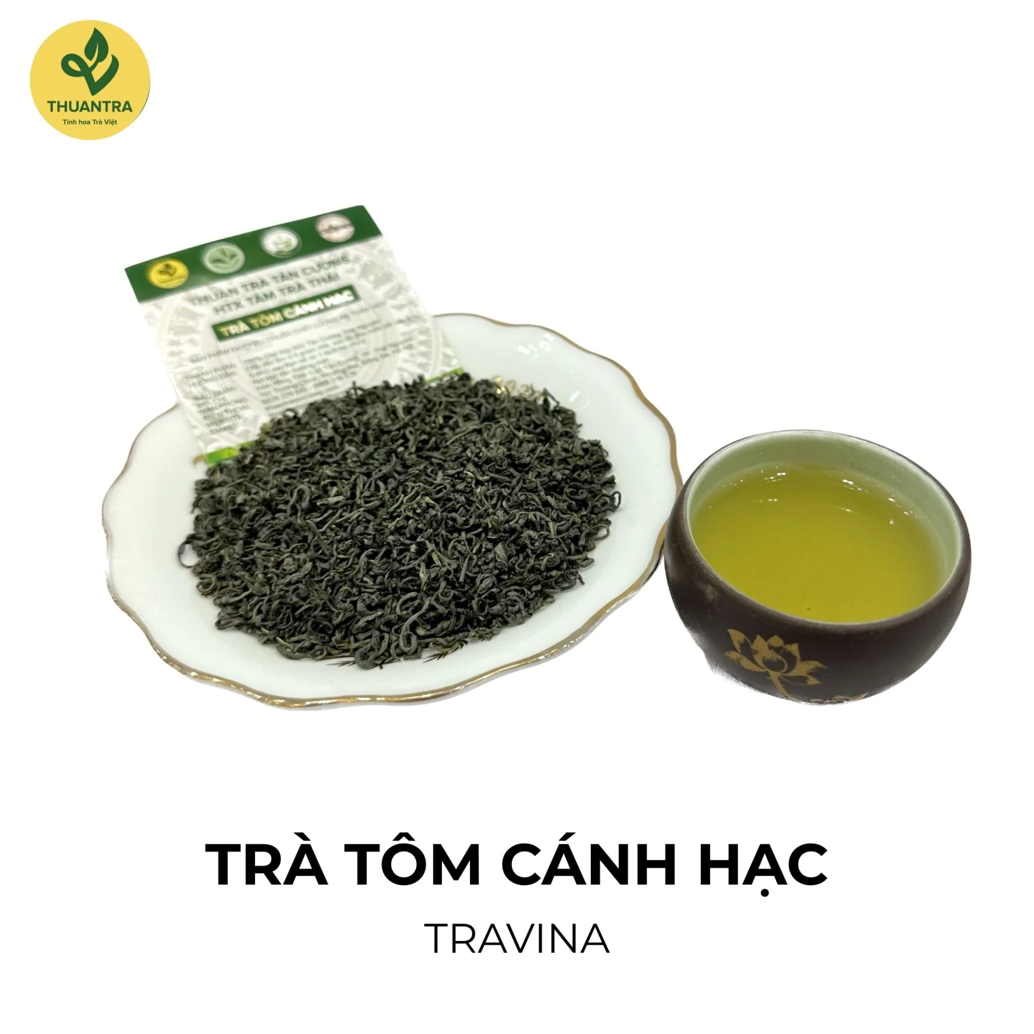 Set Trà Nõn Tôm Cánh Hạc cánh trà nõn tôm thơm cốm