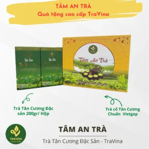 Set Trà Tâm An thiết kế hộp quà sang trọng