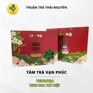 Set Trà Vạn Phúc hộp quà trà Thái Nguyên sang trọng