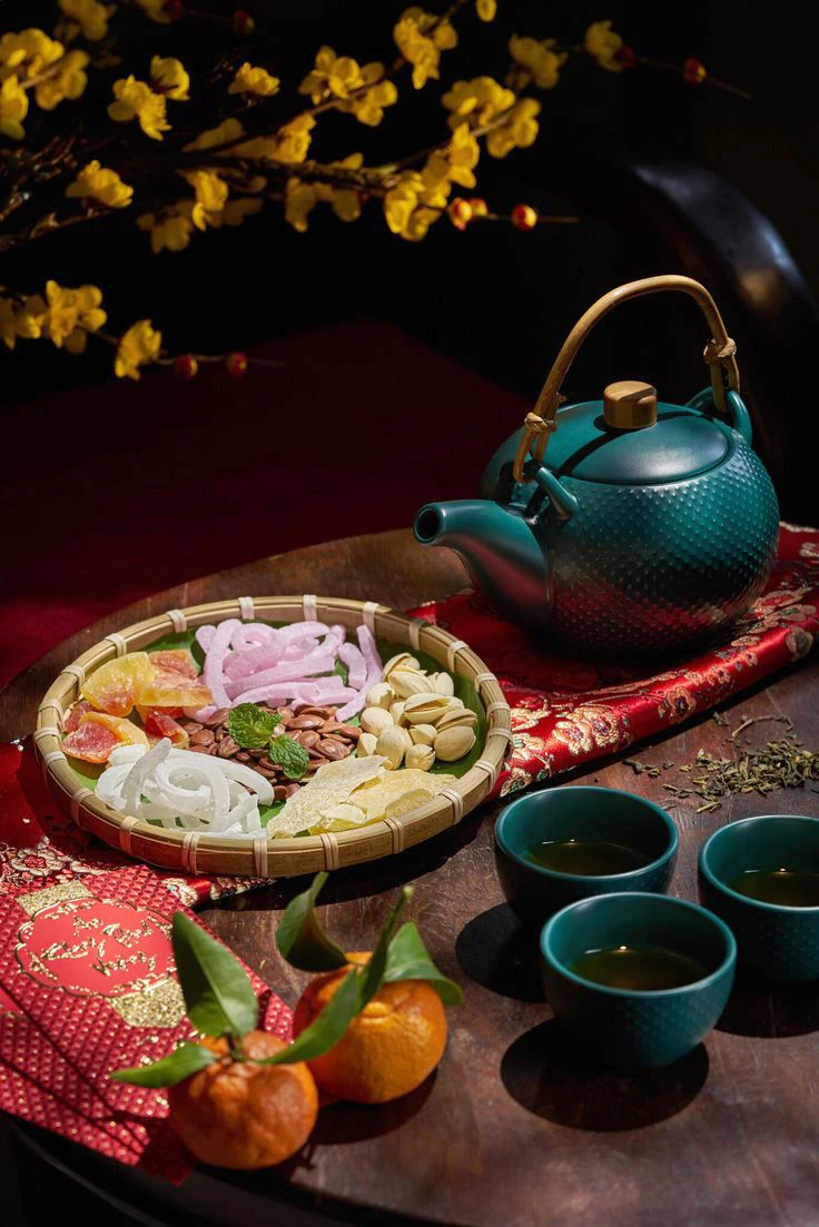 thưởng trà ngày Tết