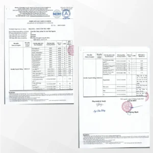 Trà Bắc Thái Nguyên chứng nhận kiểm nghiệm