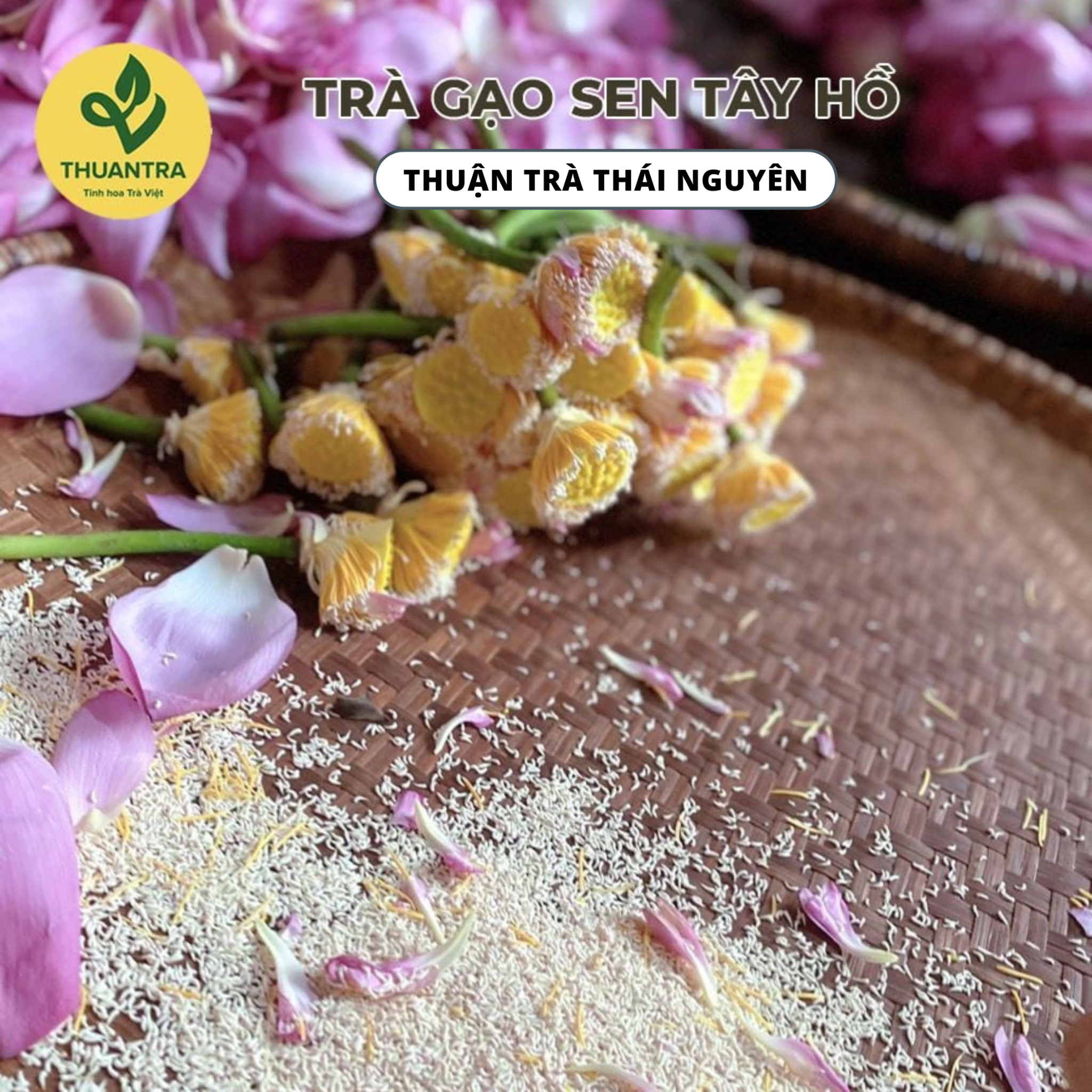 Trà Gạo Sen Bách Diệp Tây Hồ thương hiệu Travina