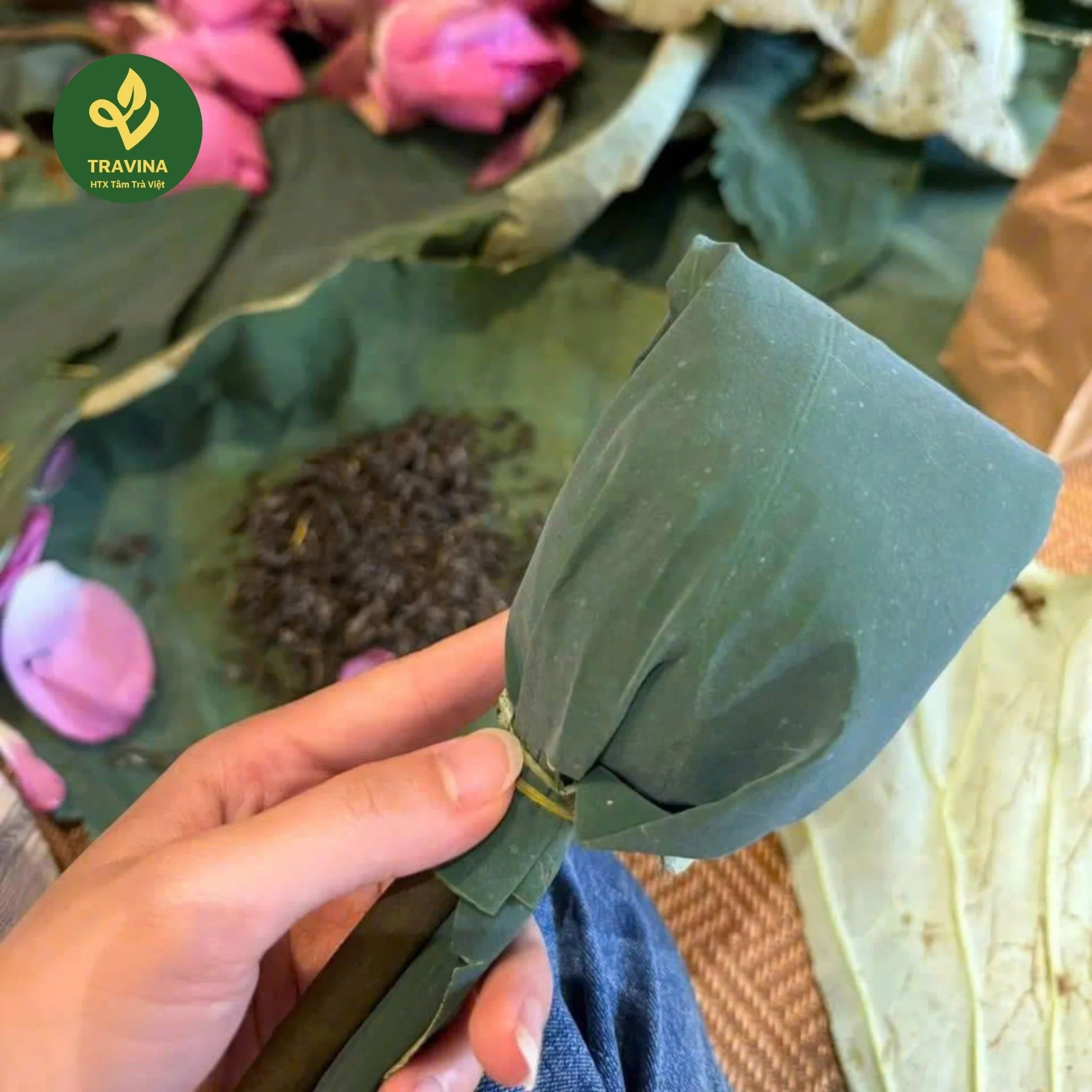 Trà Sen Tây Hồ trà ướp sen chất lượng