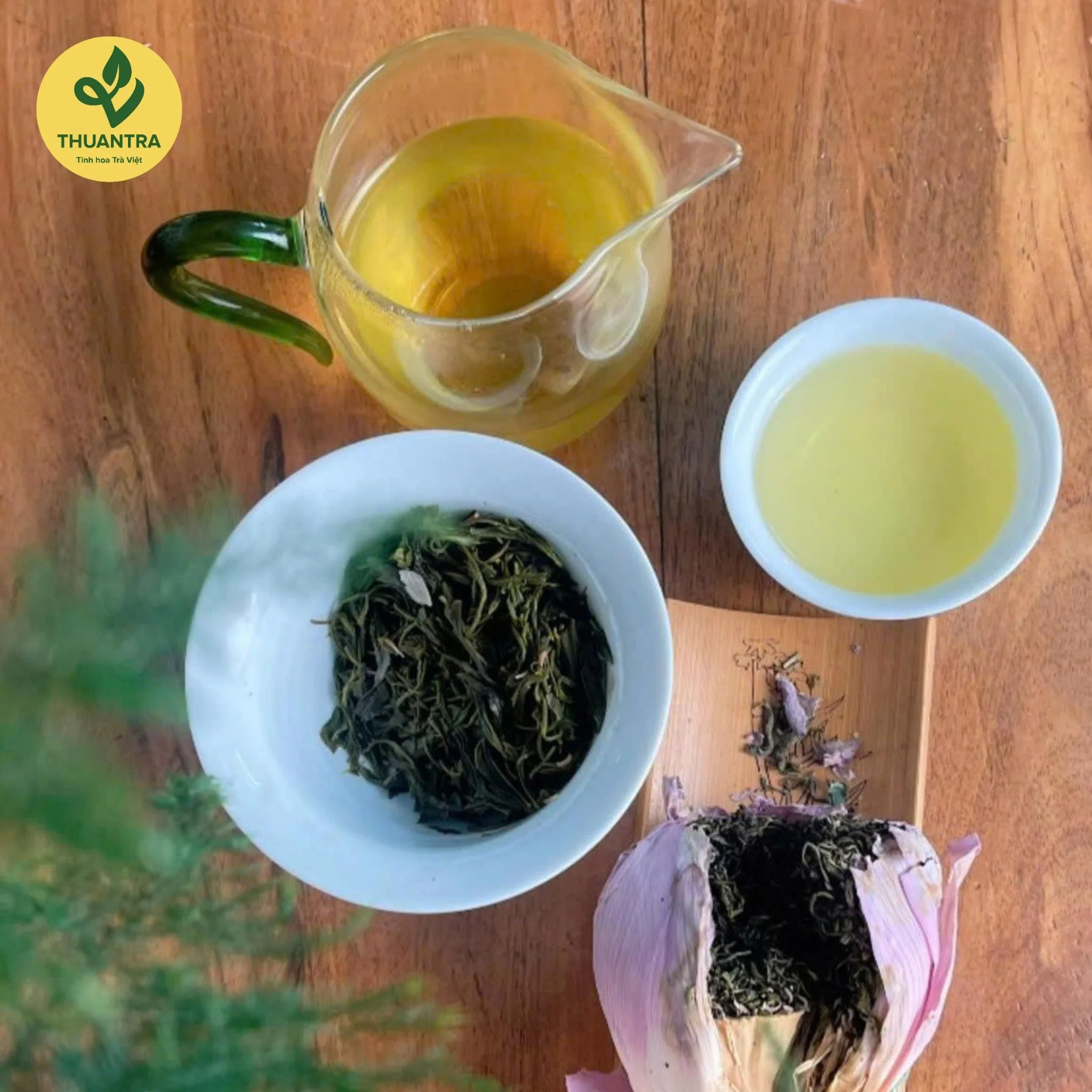 Trà Sen Tây Hồ Bông trà nõn Thái Nguyên