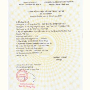 Trà Sen Tây Hồ Bông thông tin hợp tác xã Tâm Trà Việt