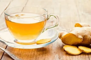 trà thảo dược hỗ trợ cảm cúm với gừng ấm
