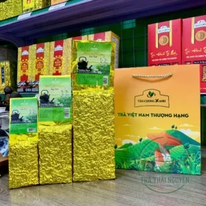 Chè thái nguyên đặc biệt tân cương xanh tinh hoa trà Việt chính gốc
