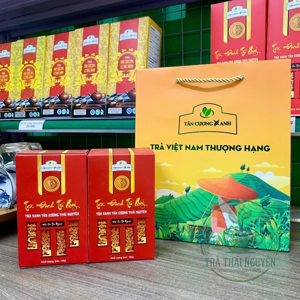 Trà đinh tân cương thái nguyên 100g búp đọt ngậm sương