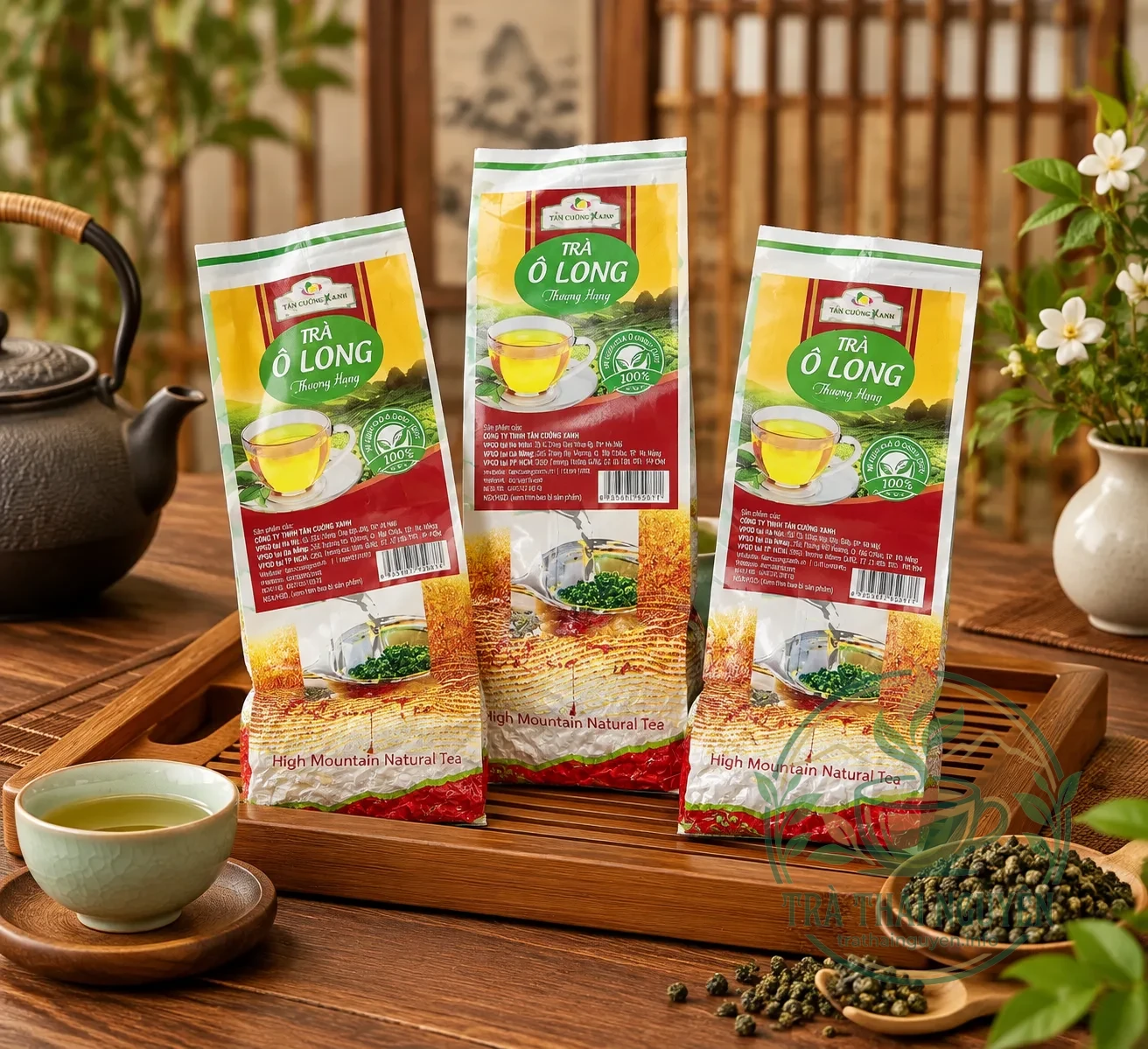 Review trà ô long cao cấp tân cương xanh 200g